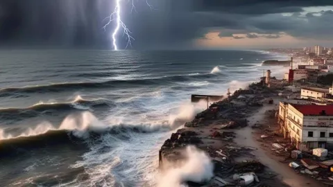 Veracruz tragado por el mar