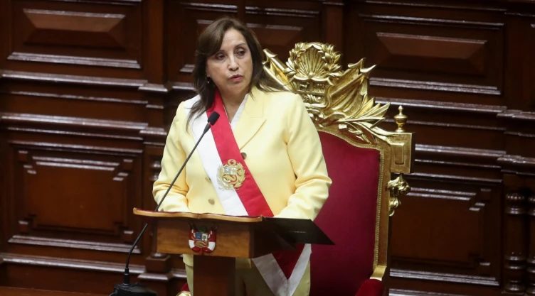 Dina Boluarte, presidente de Perú