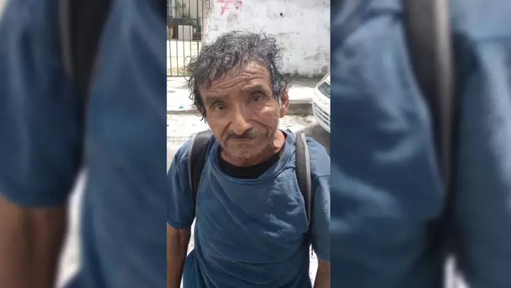 Buscan a la familia de Juan García; el hombre está en Cancún
