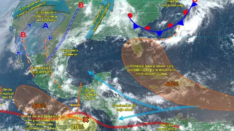 Se acerca el nuevo ciclón Debby a México este 2024