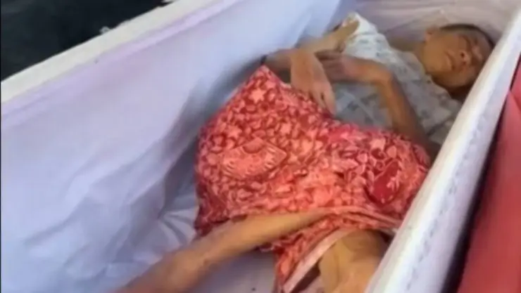 Abuelita cremada viva