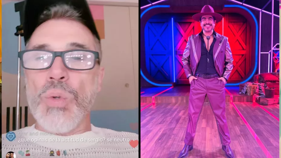 Sergio Mayer reconoce la frialdad de Sergio Mayer Mori en La Granja VIP.