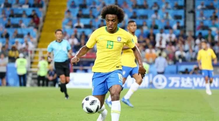 Willian Borges da Silva de la selección brasileña