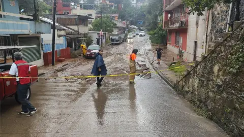 Lluvias en Xalapa.