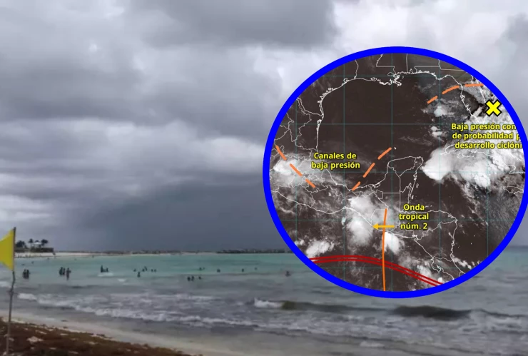 ¡Seguirán las lluvias por la onda tropical 2! Clima en Cancún hoy, martes 3 de junio de 2025