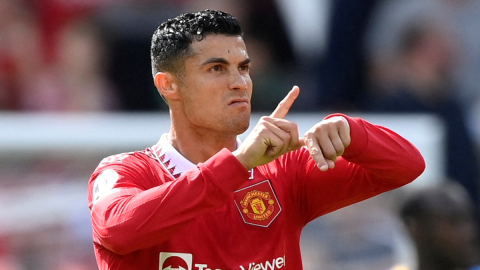 Cristiano Ronaldo con el Manchester United