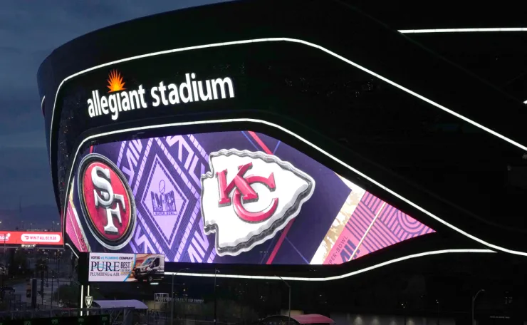 Allegiant Stadium, sede del Super Bowl LVIII