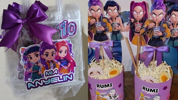 5 ideas para hacer dulceros de Zoey y Mira de las Guerreras Kpop