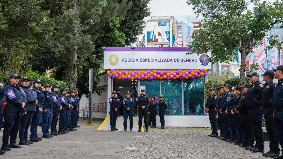 Estación de Policía Especializada de Género en Tlatelolco.