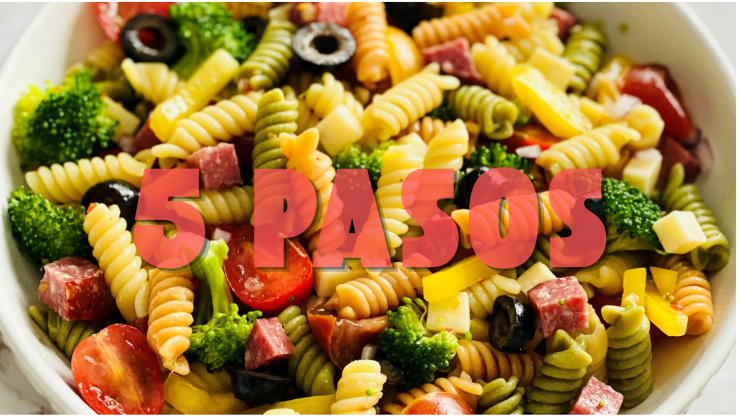Receta de pasta con verduras