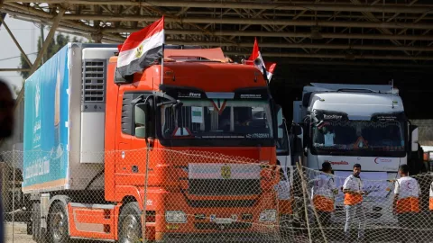 Arriba primer convoy de ayuda humanitaria