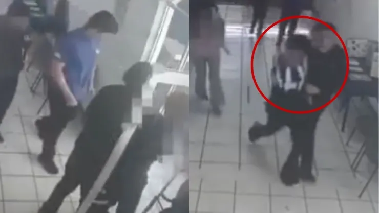 Compañeros desarman a menor que atacó a dos maestras