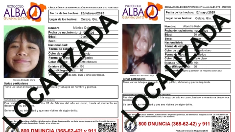 Mujeres desaparecidas en Guanajuato