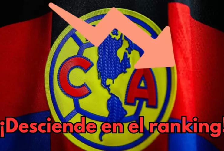 El América perdió su lugar en un importante ranking