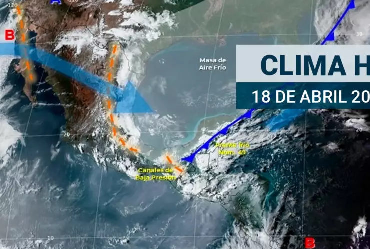 ¿Cómo estará el clima en México hoy 18 de abril? Prevén lluvias puntuales en algunas ciudades