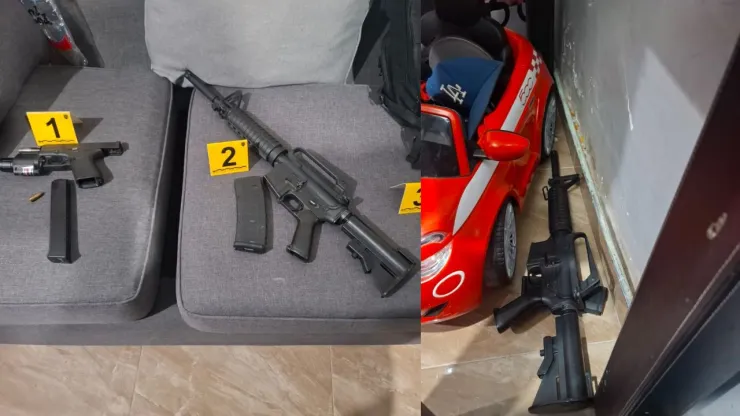 Cateo sorpresa en la Doctores: Descubren fuerte arsenal y drogas en la Cuauhtémoc