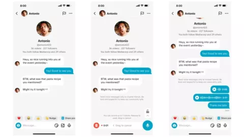 TikTok: ¿Cómo funcionarán las notas de voz y galerías en chats? Paso a paso