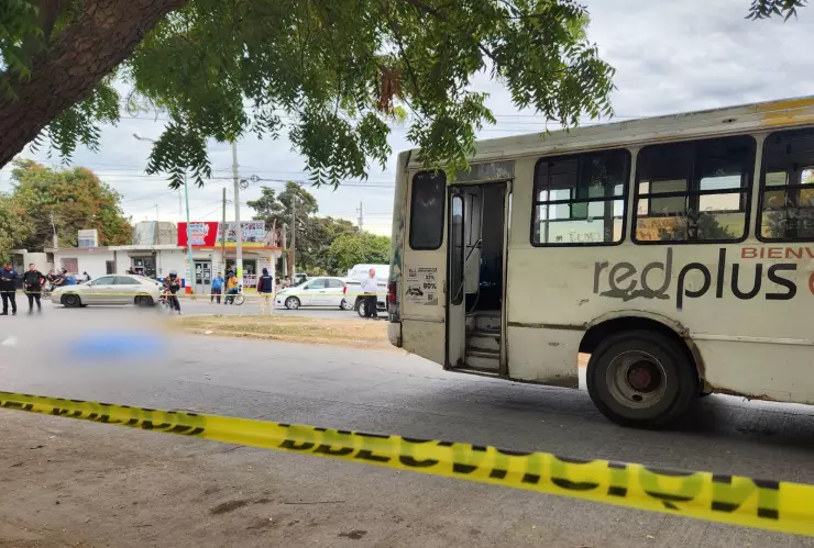 Muere hombre mayor atropellado por camión en fraccionamiento Los Ángeles, en Los Mochis