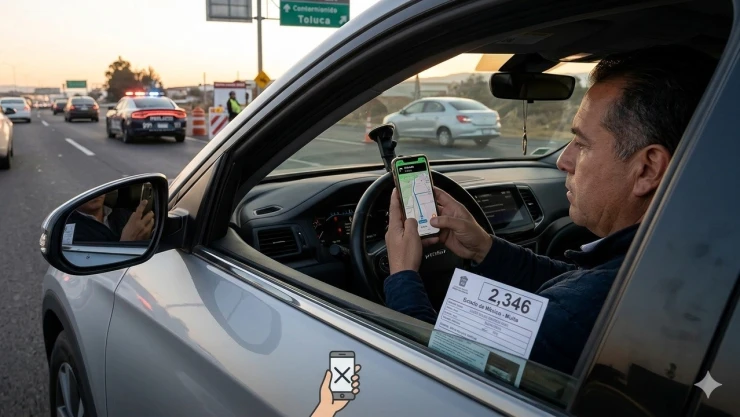 Multas en el Estado de México por usar apps de GPS mientras manejas: Lo que se puede y lo prohibido