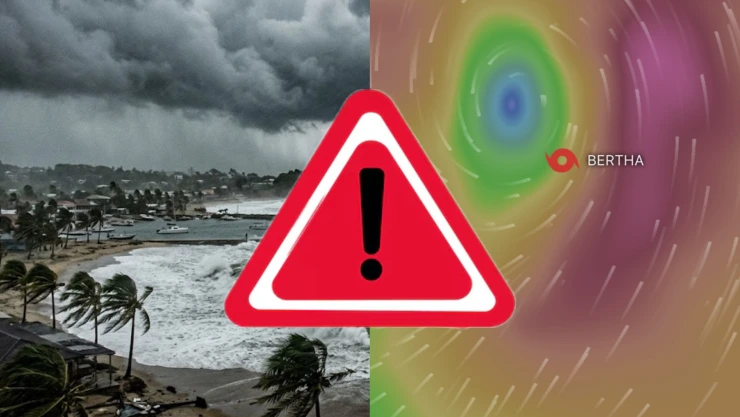 ¿Impactará en México? Emiten ALERTA por la tormenta tropical ‘Bertha’ y estas son las zonas que se verán afectadas