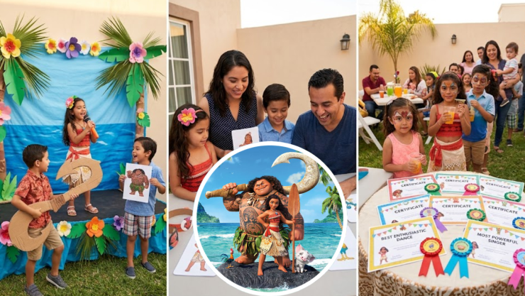 4 ideas de karaoke de Moana para hacer en casa: una divertida actividad para niños