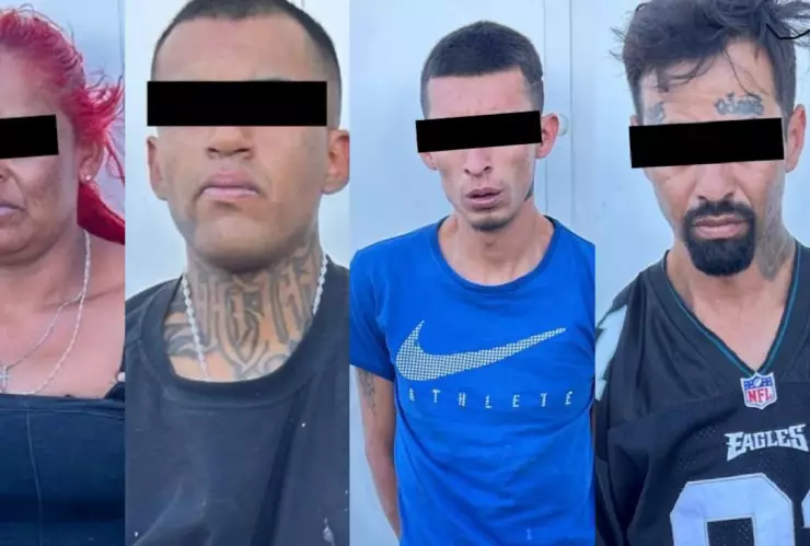 Detenidos en colonia 10 de Mayo