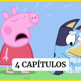 Bluey y Peppa Pig