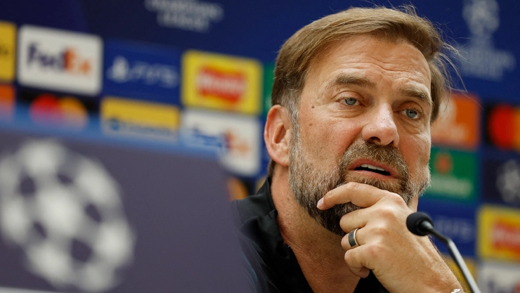 El técnico del LIverpool, Jürgen Klopp, en conferencia de prensa previo a la final de Champions League