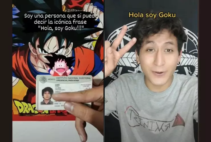 Este chico se llama Gokú