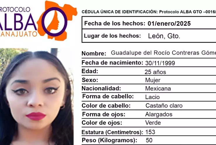 Activación de Protocolo ALBA Guanajuato de Guadalupe del Rocío Contreras Gómez de 25 años de edad, León, Guanajuato.png