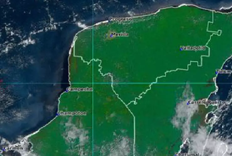 Las lluvias se harán presentes en algunas zonas de la Península de Yucatán