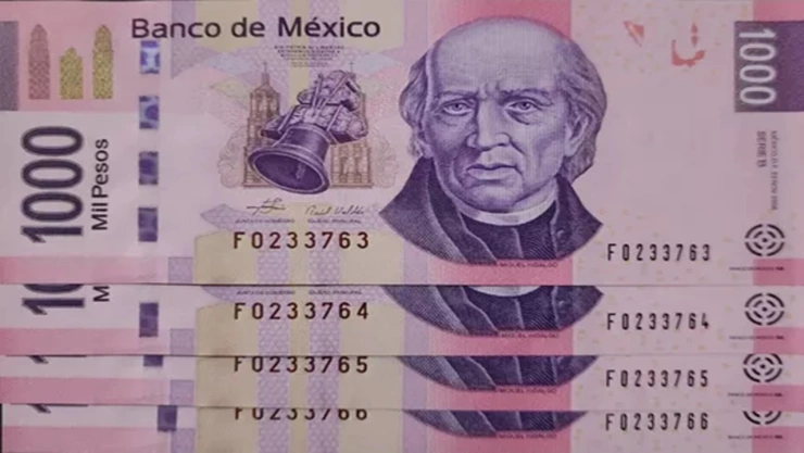 Este es el billete de Miguel Hidalgo
