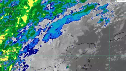¡Viene la heladez! Frente frio 11 llega a Yucatán con fuertes lluvias y vientos