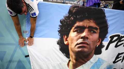 Afición lista para el Argentina vs Croacia