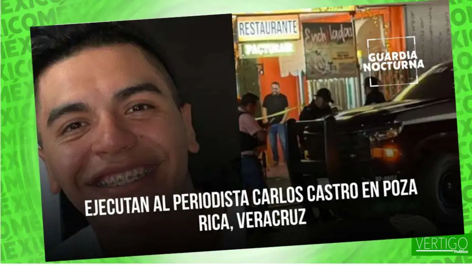 Carlos Castro, periodista ejecutado en Veracruz.