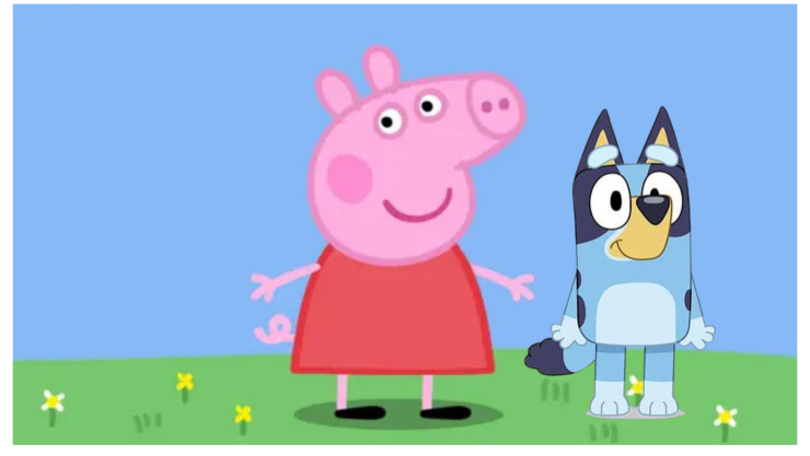 Peppa Pig y Bluey