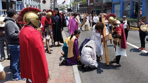 Viacrucis en Orizaba