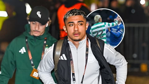 Julián Araujo y el peor partido con Celtic