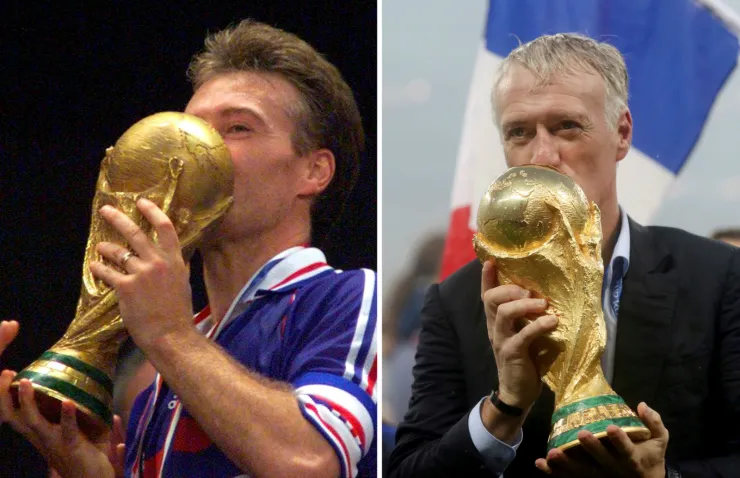 DESCHAMPS MJNDIAL RUSIA 2018 MUNDIAL FRANCIA 1998