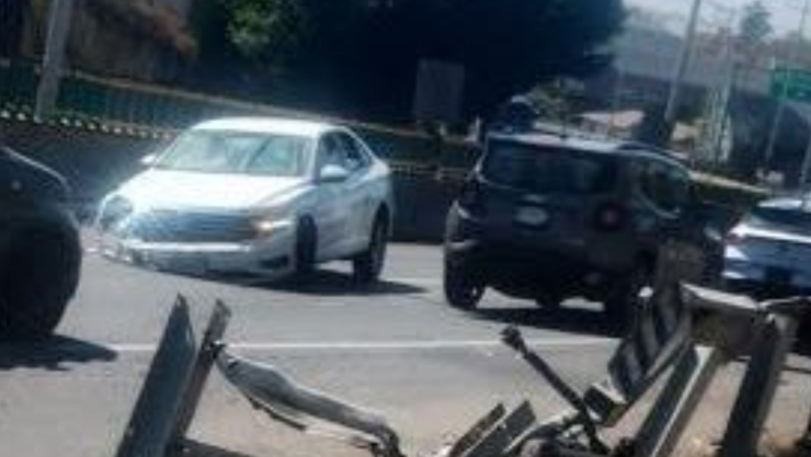 Se registra cierre parcial en la Autopista México-Cuernavaca.