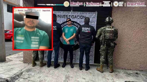 Captura de Luis Alberto “N”, alias “Pupusita”, ligado al cártel de Sinaloa.