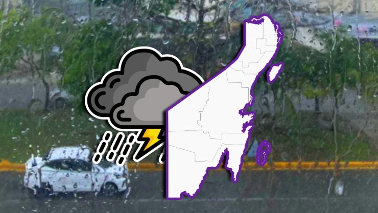 ¡Evento de Norte causa efectos! Estos son los MUNICIPIOS en los que LLOVERÁ hoy 27 de enero de 2026 en Quintana Roo.webp