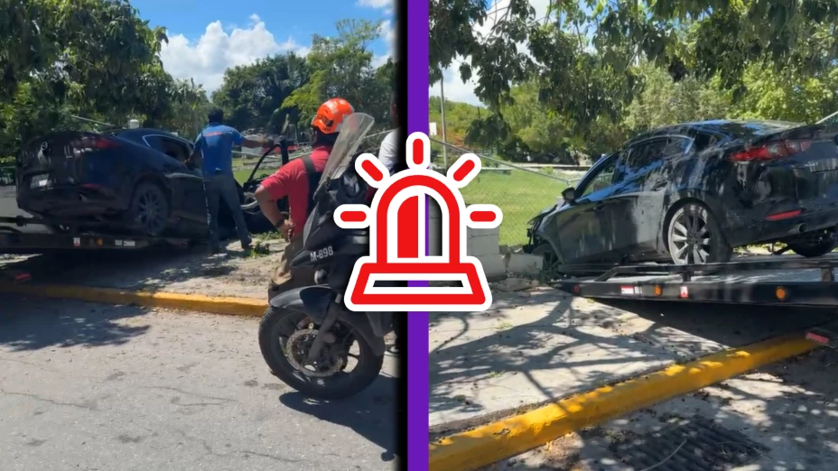 Conductor termina estrellándose con barca de la Técnica 11 en Cancún; Esto se sabe del hecho.jpg