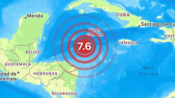 Activan alerta de tsunami tras sismo de 7.6 en el Caribe