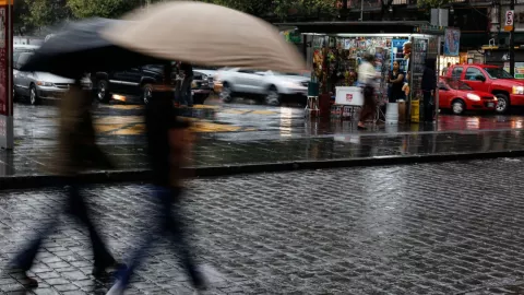 Fuertes lluvias en CDMX