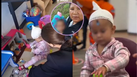 Jazlyn, sobreviviente del Puente de la Concordia, avanza en su terapia física paso a paso