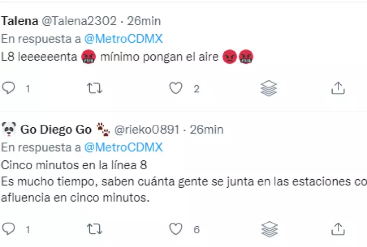 Metro CDMX: Usuarios reportan retrasos en la Línea 8
