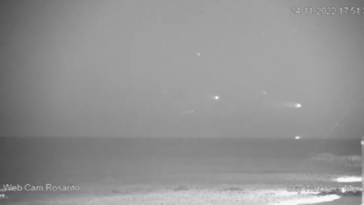 Luces extrañas en Rosarito