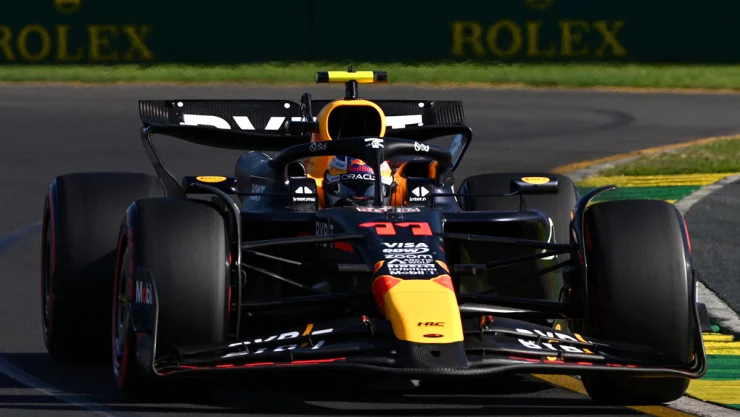 Checo Pérez en el GP Australia