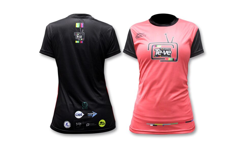 playera mujer de carrera tv azteca te ve corriendo 2016